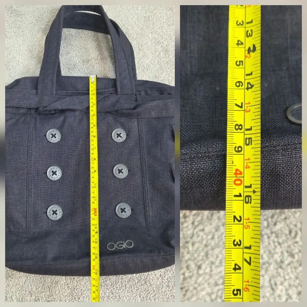 OGIO Woman’s  Stylish Laptop Tote Bag Gray Computer Office Bag